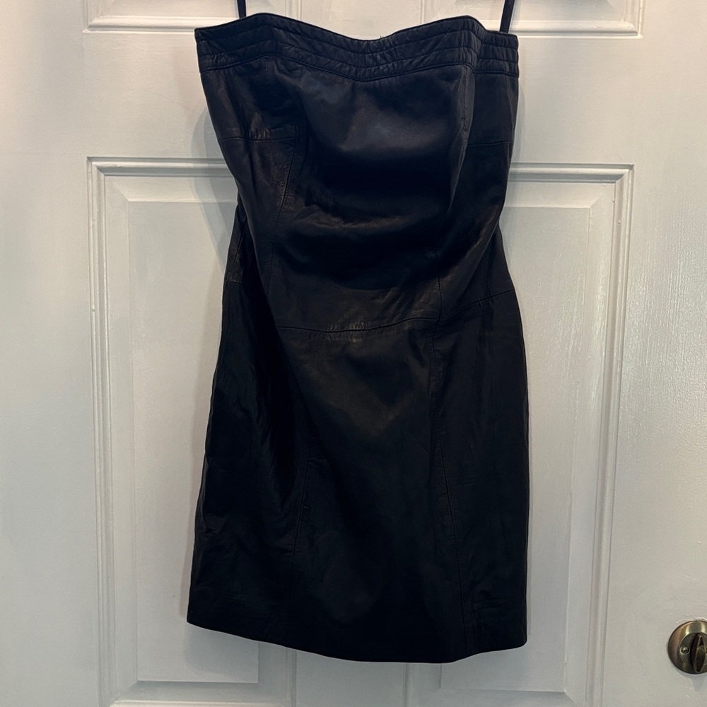 Vintage Elegant Black Strapless Dress